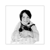 Kinderportret Rubber Aangepaste Rubberstempel Rubberstempel (Afrduk)