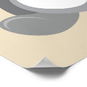 Kinderposter Cute Woodland Wasbeer Poster (Hoek)