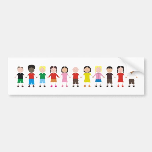 Kinderrij Bumpersticker (Voorkant)