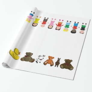 Kinderrij Cadeaupapier