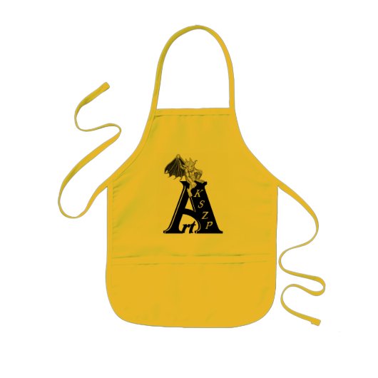 Kinderschürze mit Art KSZP Logo Kinder Schort (Voorkant)