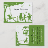 KinderSilouette Contactkaartje (Voorkant / Achterkant)