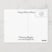 kinderslaapjes briefkaart (Achterkant)