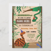 Kinderslangen van de Birthday Party Kaart (Voorkant)