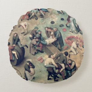 Kinderspelen : detail van rechts onderaan rond kussen