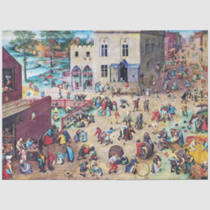 Kinderspelen, Pieter Bruegel Tissuepapier