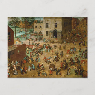 Kinderspelen van Pieter Bruegel de Ouder Briefkaart