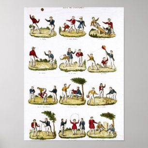 Kinderspellen, 1810 poster