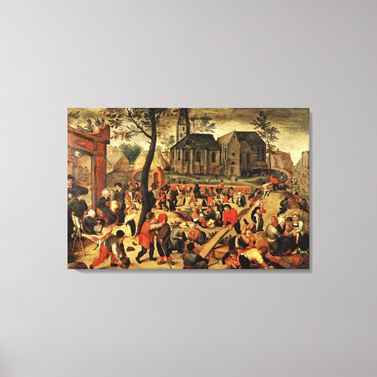 Kinderspellen Canvas Afdruk (Voorkant)