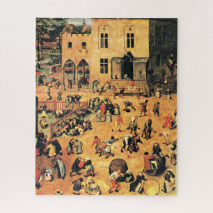 Kinderspellen, kunstschilderkunst, legpuzzel