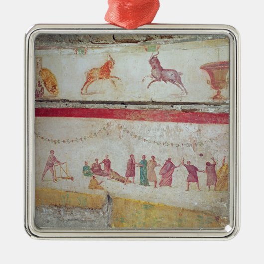 Kinderspellen Metalen Ornament (Voorkant)