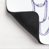 kinderstethoscoop voor verpleegkundigen muismat (Hoek)