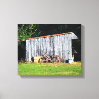 Kindertijd fiets 10 "x 8", .75", enkele canvas afd