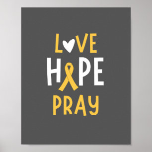Kindertijd kanker.liefde.hoop.bidden. POSTER & PRI
