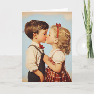  kindertijd liefje kus