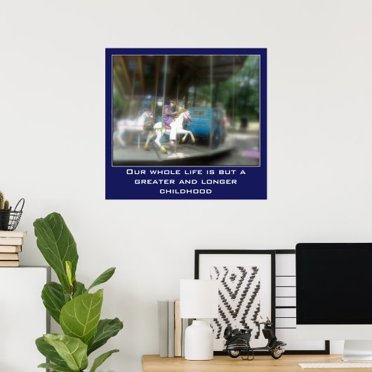 Kindertijd Poster (Thuiskantoor)