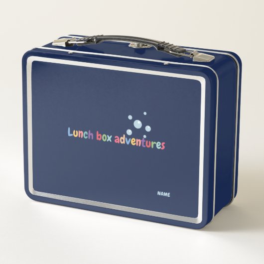 Kindertuin gepersonaliseerde lunchbox (Achterkant)