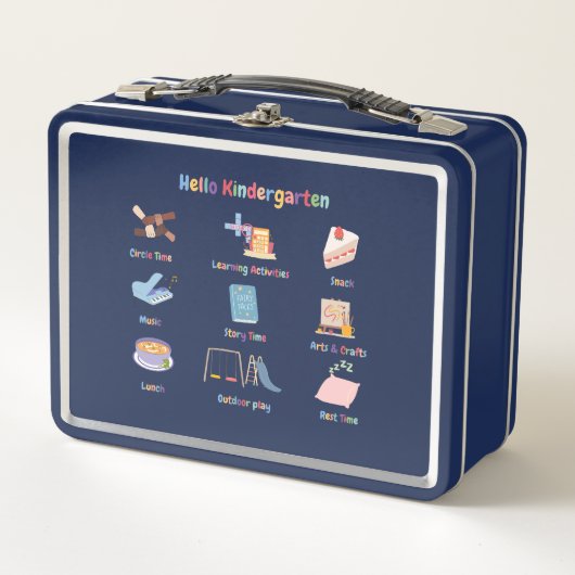 Kindertuin gepersonaliseerde lunchbox (Voorkant)