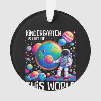 Kindertuin is uit deze wereld terug naar school ornament