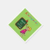 Kindertuin Papier Napkins Servet (Hoek)