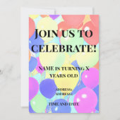 kinderverjaardag kaart (Voorkant)