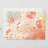 Kinderverjaardagsfoto Bedankt Confetti (Achterkant)