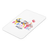 Kinderverpleegkundige Dierensafari Zoo Peds Verple Magneet (Linkerzijde)