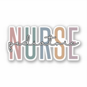 Kinderverpleegkundige   Peds Nurse PICU Zuster-gif Sticker
