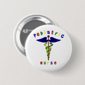 Kinderverpleegkundige Ronde Button 5,7 Cm (Voorkant /achterkant)