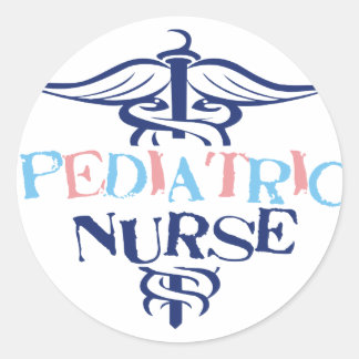 Kinderverpleegkundige Ronde Sticker