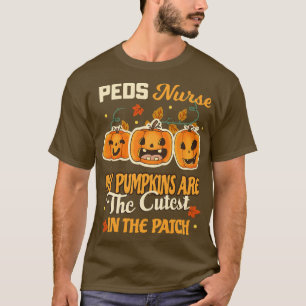 Kinderverpleegster pompoenen grappige halloween t-shirt