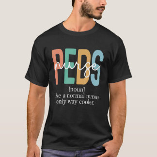 Kinderverpleegster T-shirt PEDS RN Kinderarts Verp