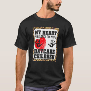 Kinderverzorger Hartaandoeningen Overdag kinderleo T-shirt