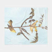 Kindervogel Fleece Deken (Voorkant (Horizontaal))