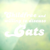 Kindervrij... Raamsticker (Vel 3)