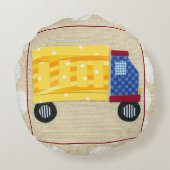 Kinderwagen van Chariklia Zarris Rond Kussen (Achterkant)