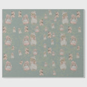 kinderwereld van schattig speelgoed cadeaupapier (Vlak)