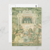 kinderwinkelboek Puppet Show Collage Briefkaart (Voorkant / Achterkant)