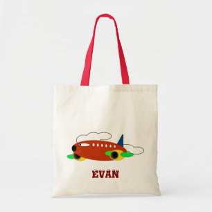 Kinderzakken: Vliegtuig Tote Bag