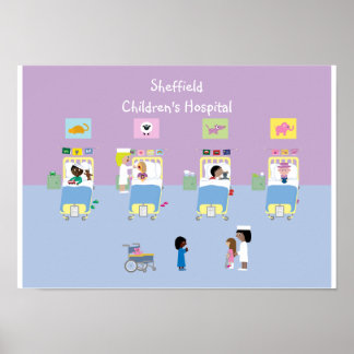 Kinderziekenhuis  Ward Poster