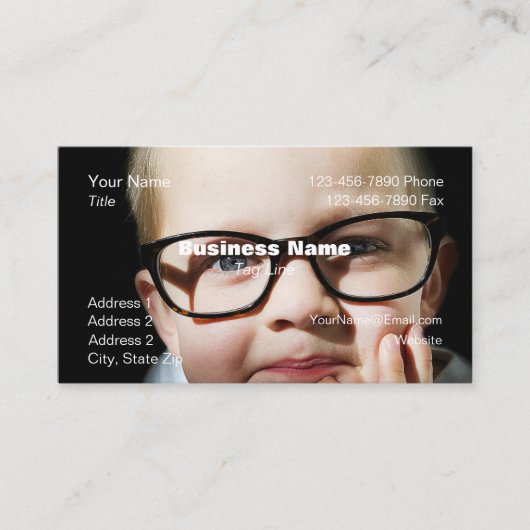 Kindglas HAMbyWG-Visitekaartje Visitekaartje (Voorkant)