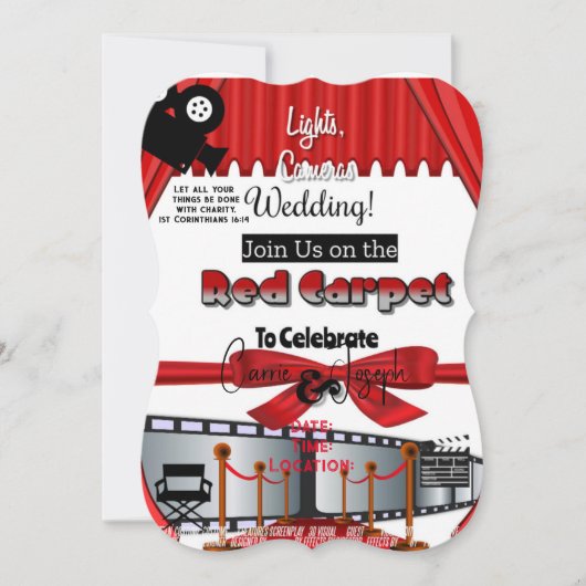Kindgom Red Carpet Invitation Kaart (Voorkant)