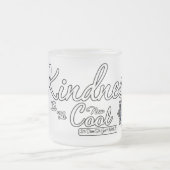 Kindheid is de nieuwe kool matglas koffiemok (Center)