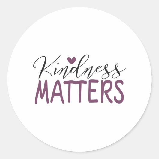 Kindheid Ronde Sticker (Voorkant)