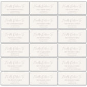 Kindly Deliver To Guest address stickers (Devant)