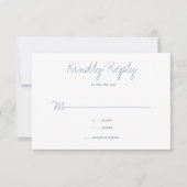 Kindly Reply Typography Dusty Blue Wedding (Voorkant)