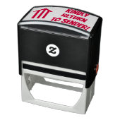 "Kindly Return to Sender!" + Pijl-rubberen stempel (Product)