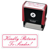 "Kindly Return to Sender!" Rubber Stempel (In situ)