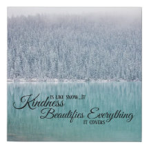 Kindness als sneeuw