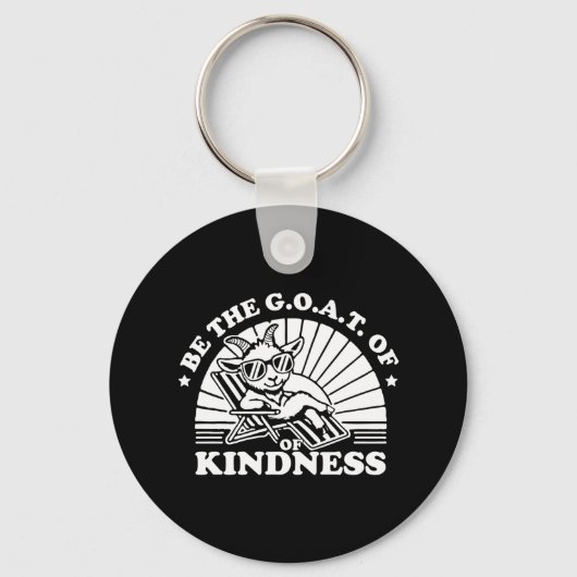 Kindness Anti Pesten Week Schattige is de geitenst Sleutelhanger (Voorkant)